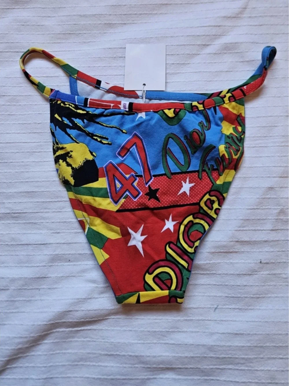 Christian Dior Rasta Swim Bottoms